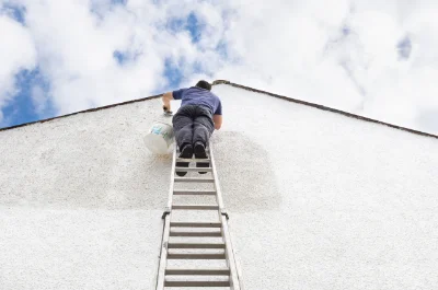 Peinture extérieure à Pranles — façades et ravalement